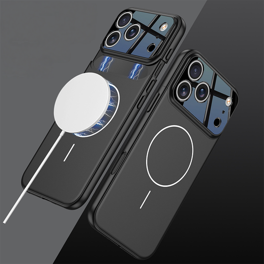 LEKCASE iPhone 17 series frosted magnetic hole anti-fall mobile phone case