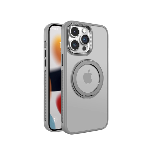 Skin-feel Heat Dissipation Rotating Bracket Magnetic Mobile Phone Case