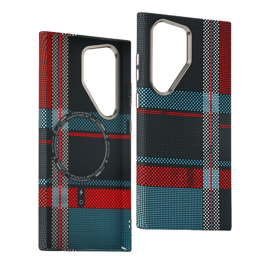 Kevlar Textured Magnetic Protective Cover For The Metal Frame