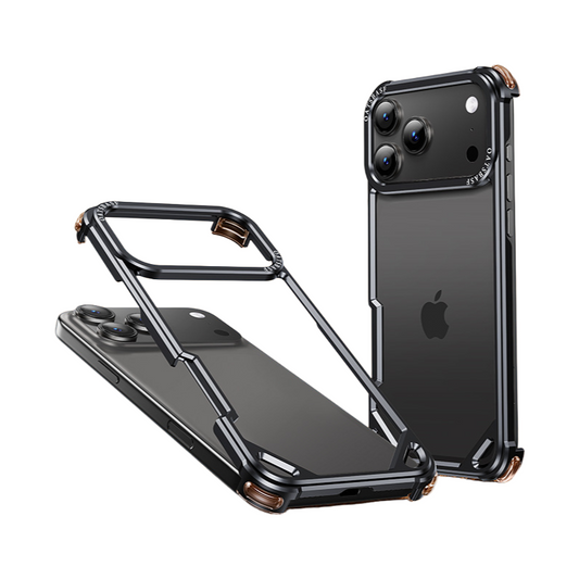 LEKCASE iPhone 17 Series Metal Airbag Shockproof Anti-Fall Case