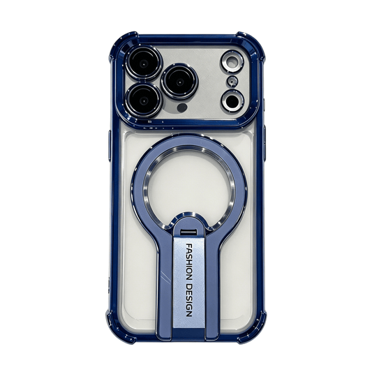 Invisible Bracket Magnetic Electroplating Mobile Phone Case LEKCASE