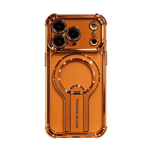 Invisible Bracket Magnetic Electroplating Mobile Phone Case LEKCASE