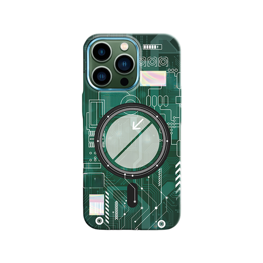 Magnetic Protective Case With Luminous Technology Circuit Board Design LEKCASE