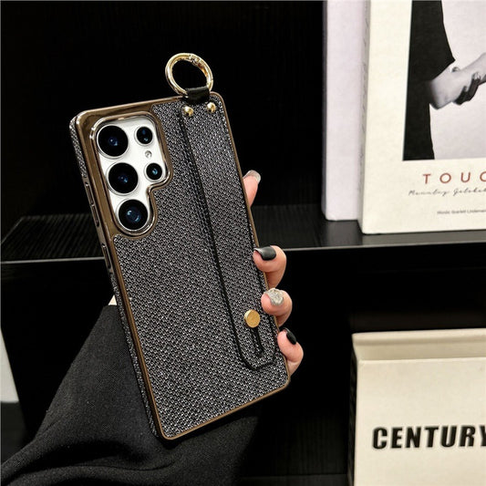 LEKCASE Samsung series electroplated wristband stand phone case LEKCASE
