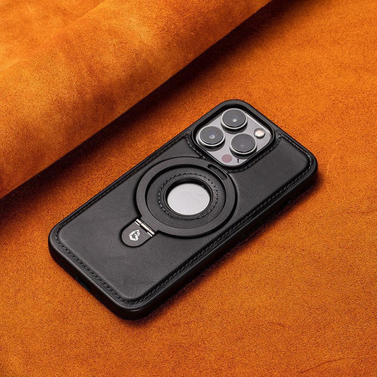 Magnetic high-end business leather case LEKCASE