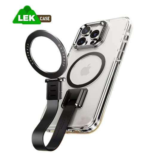 Anti-fall lanyard phone case with stand and magnetic suction LEKCASE