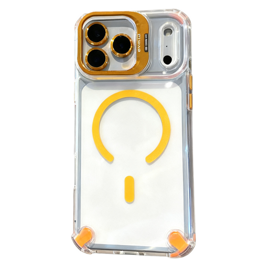 AIRKAS Transparent Magnetic Airbag Case for iPhone 17 Pro Max / 16 / 15 Series LEKCASE