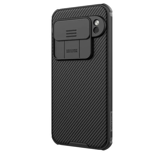 ♻️Black mirror phone case lens push window slide cover protective cover LEKCASE