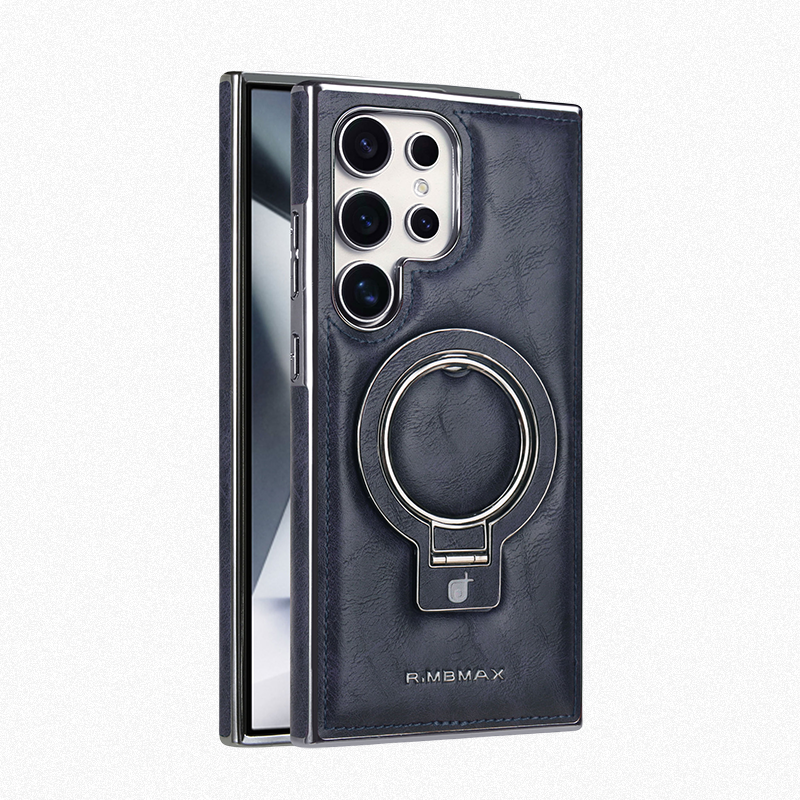 Leather Magnetic Holder Phone Case LEKCASE