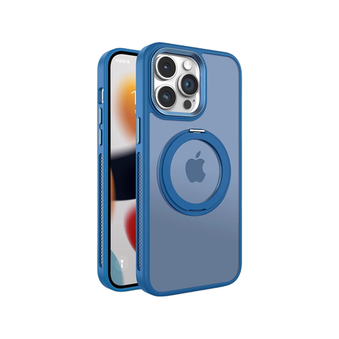 Skin-feel Heat Dissipation Rotating Bracket Magnetic Mobile Phone Case