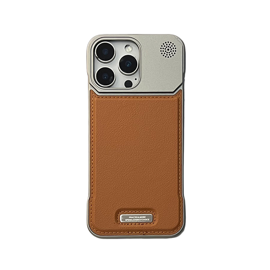 Leather Frameless Phone Case With Aromatherapy And Magnetic Suction