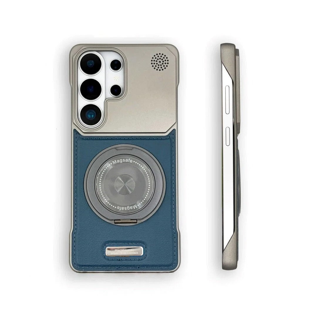 Samsung Semi-Enclosed Magnetic Phone Case with Rotating Stand LEKCASE