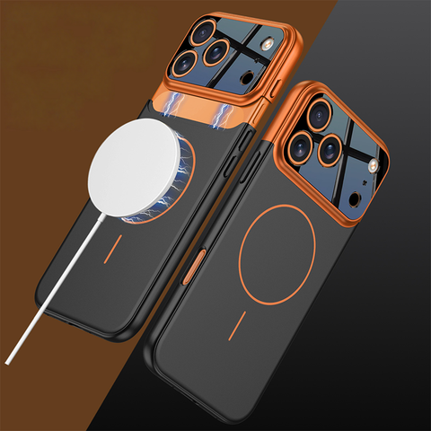 LEKCASE iPhone 17 series frosted magnetic hole anti-fall mobile phone case