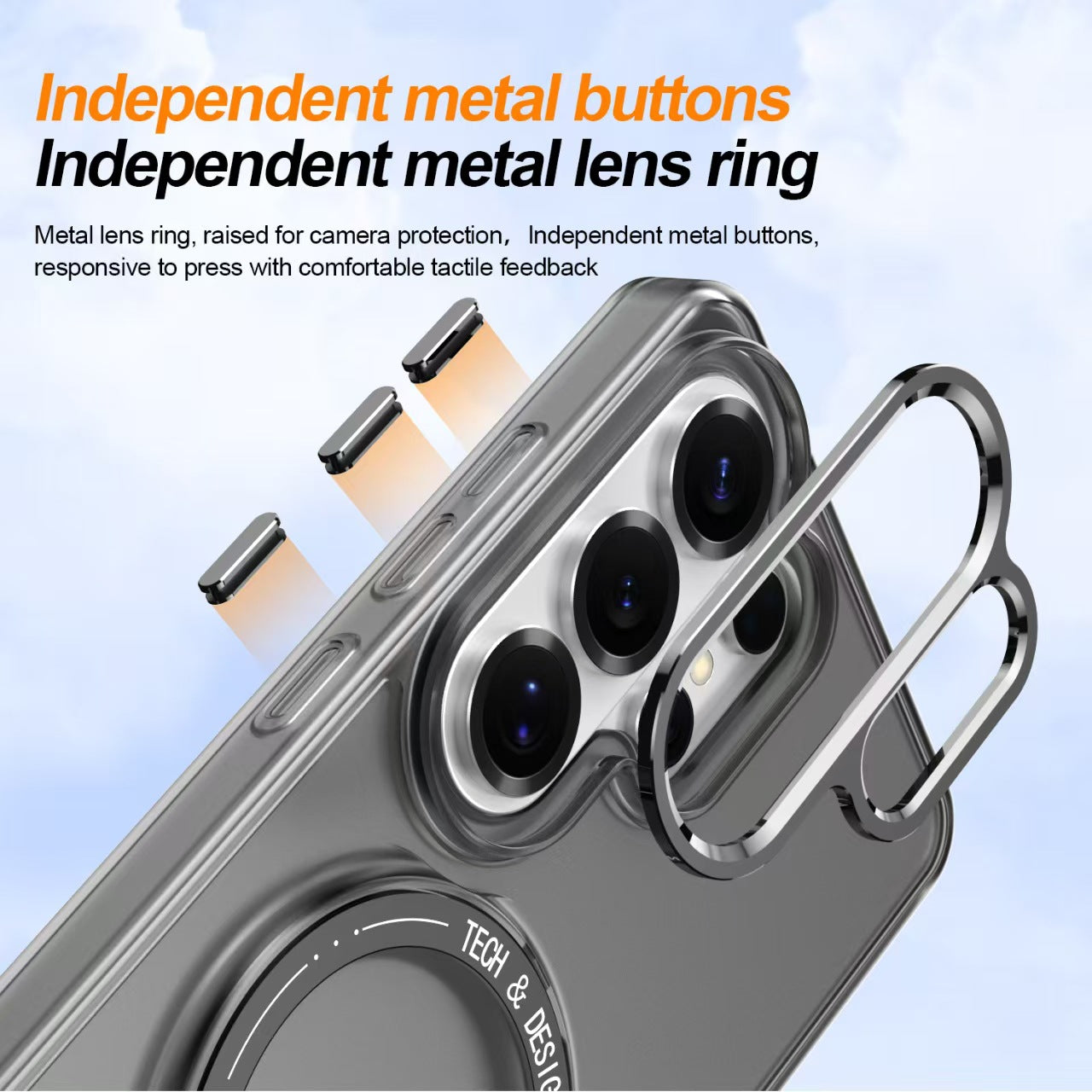 Samsung Galaxy S26 Series Magnetic Case with 360° Rotating Stand LEKCASE
