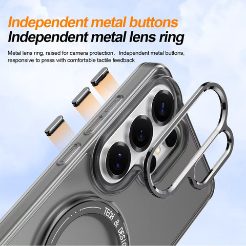 Samsung Galaxy S26 Series Magnetic Case with 360° Rotating Stand LEKCASE