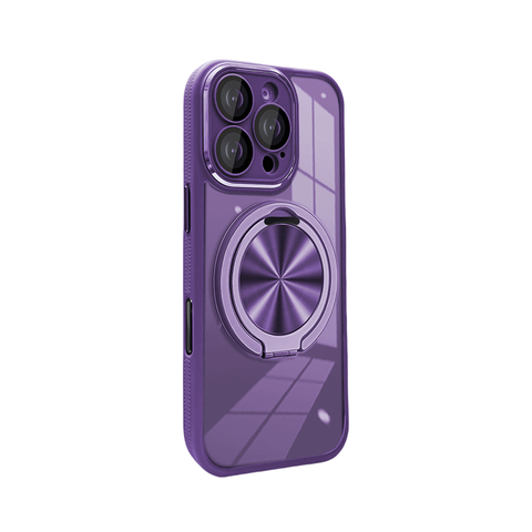 Magnetic High-transparency Rotating Bracket Mobile Phone Case