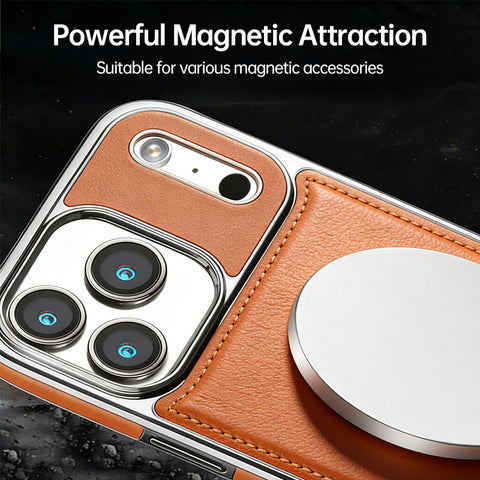 Leather Wallet Case with Magnetic Stand-LEKCASE LEKCASE