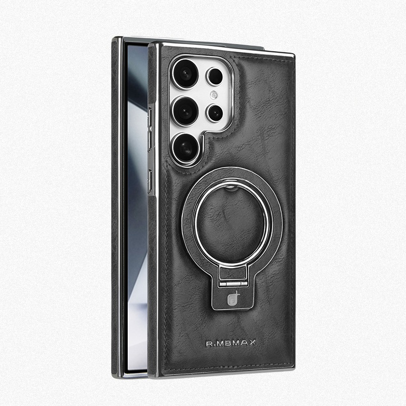 Leather Magnetic Holder Phone Case LEKCASE