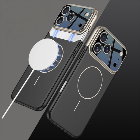 LEKCASE iPhone 17 series frosted magnetic hole anti-fall mobile phone case