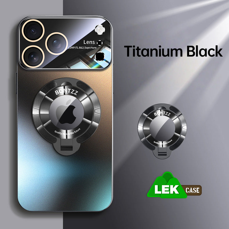 O-Ring MagSafe Case for iPhone 17 | Clear Grip Stand LEKCASE