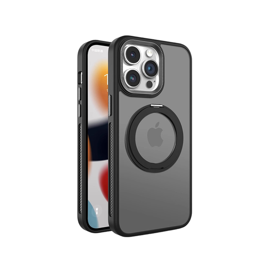 Skin-feel Heat Dissipation Rotating Bracket Magnetic Mobile Phone Case