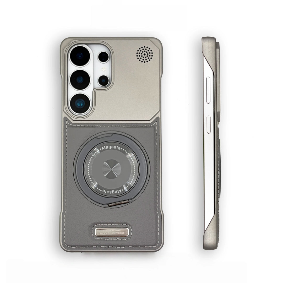 Samsung Semi-Enclosed Magnetic Phone Case with Rotating Stand LEKCASE