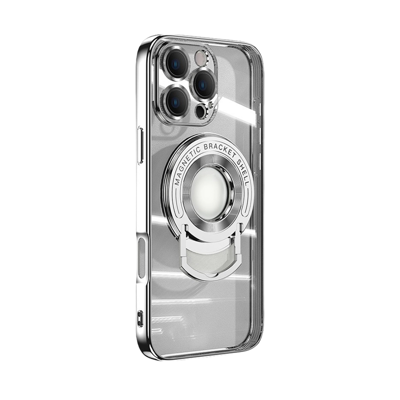 Electroplating Magnetic Bracket Mobile Phone Case LEKCASE