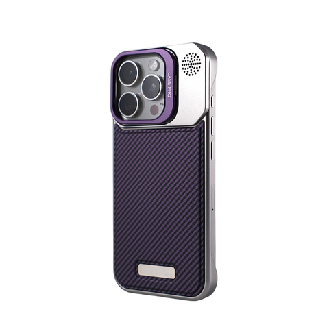 Frameless Carbon Fiber Pattern Magnetic Lens Holder Protective Cover