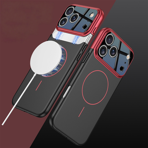 LEKCASE iPhone 17 series frosted magnetic hole anti-fall mobile phone case