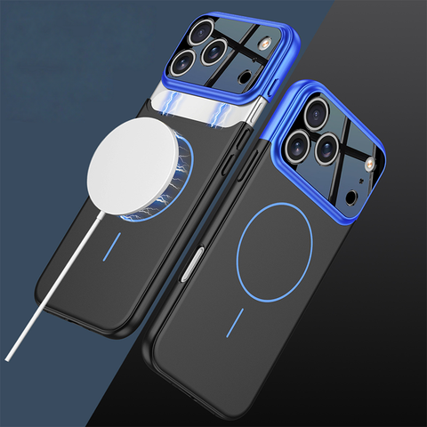 LEKCASE iPhone 17 series frosted magnetic hole anti-fall mobile phone case