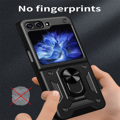 Samsung Z Flip 7 Folding Armor Sliding Window Phone Case LEKCASE