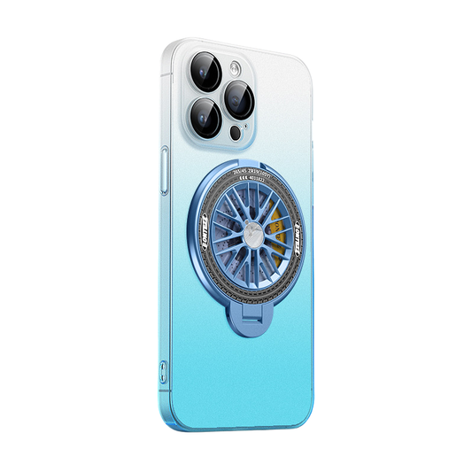 Apple Gradient Decompression Gyro Magnetic Bracket Mobile Phone Case LEKCASE