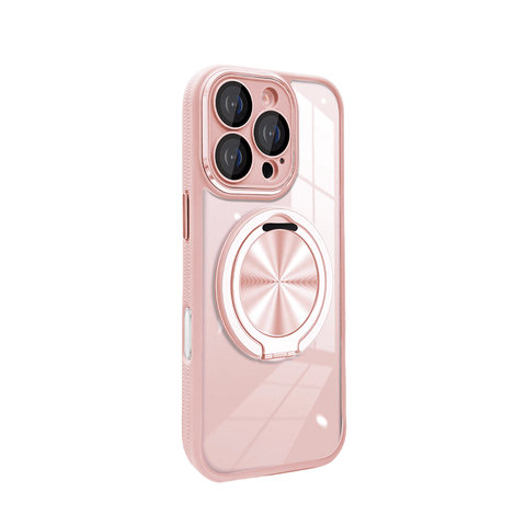 Magnetic High-transparency Rotating Bracket Mobile Phone Case