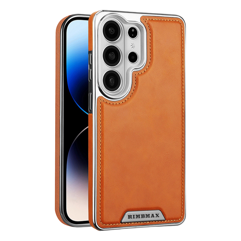 LEKCASE Business Men's Magnetic Full-Coverage Drop-Proof Leather Phone Case LEKCASE
