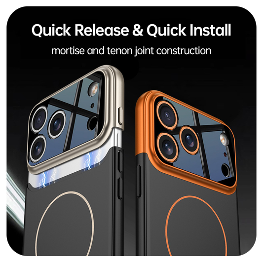 LEKCASE iPhone 17 series frosted magnetic hole anti-fall mobile phone case