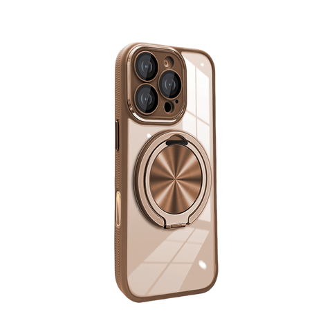 Magnetic High-transparency Rotating Bracket Mobile Phone Case