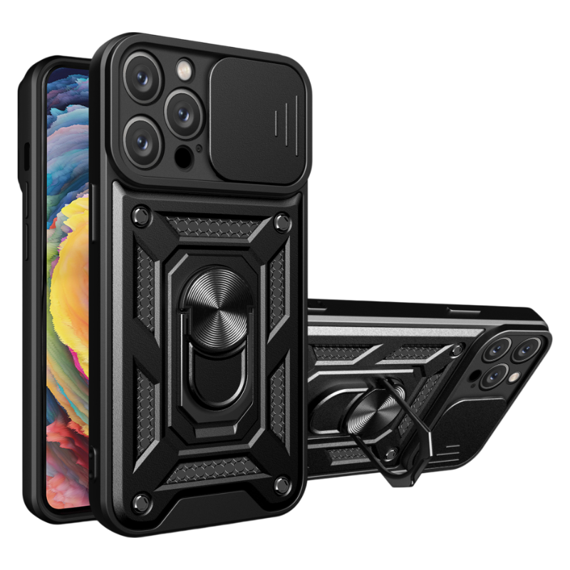 iPhone Mech Protective Sliding Window Phone Case LEKCASE