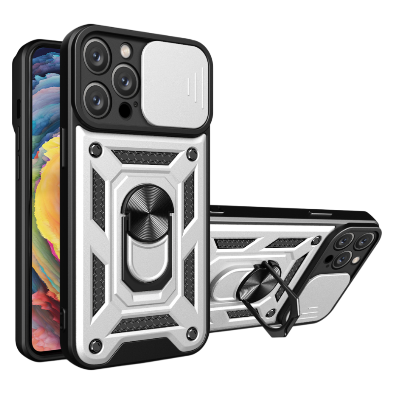 iPhone Mech Protective Sliding Window Phone Case LEKCASE