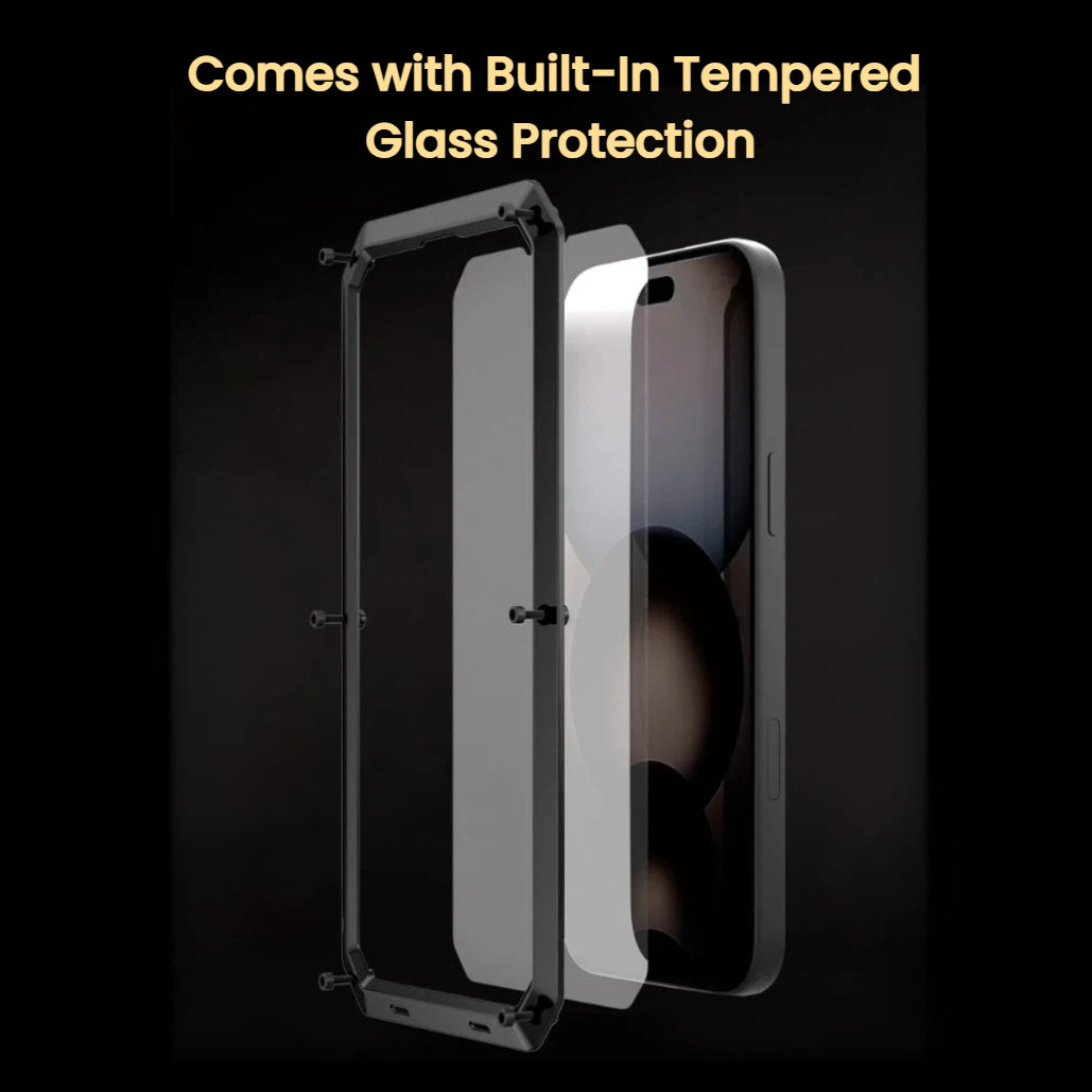 Metal shockproof magnetic phone case for iPhone LEKCASE