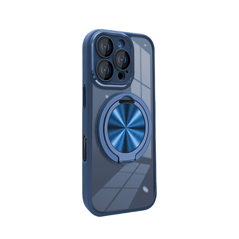 Magnetic High-transparency Rotating Bracket Mobile Phone Case