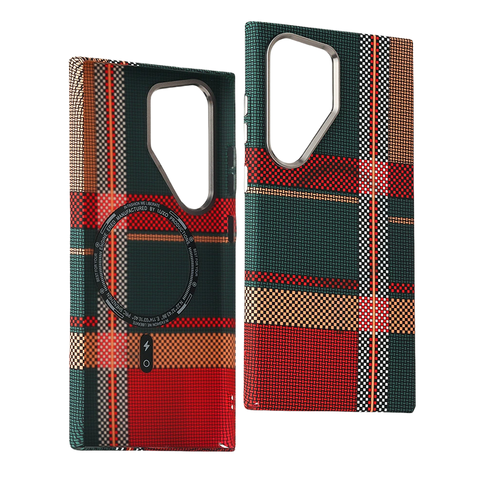 Kevlar Textured Magnetic Protective Cover For The Metal Frame