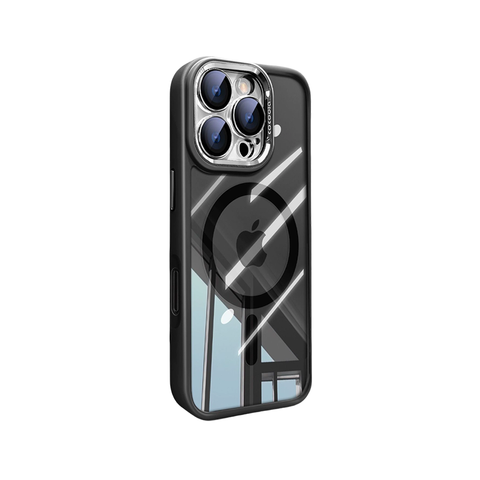 iPhone Silicone Magnetic Case: Rear Magnet, Shockproof & Durable
