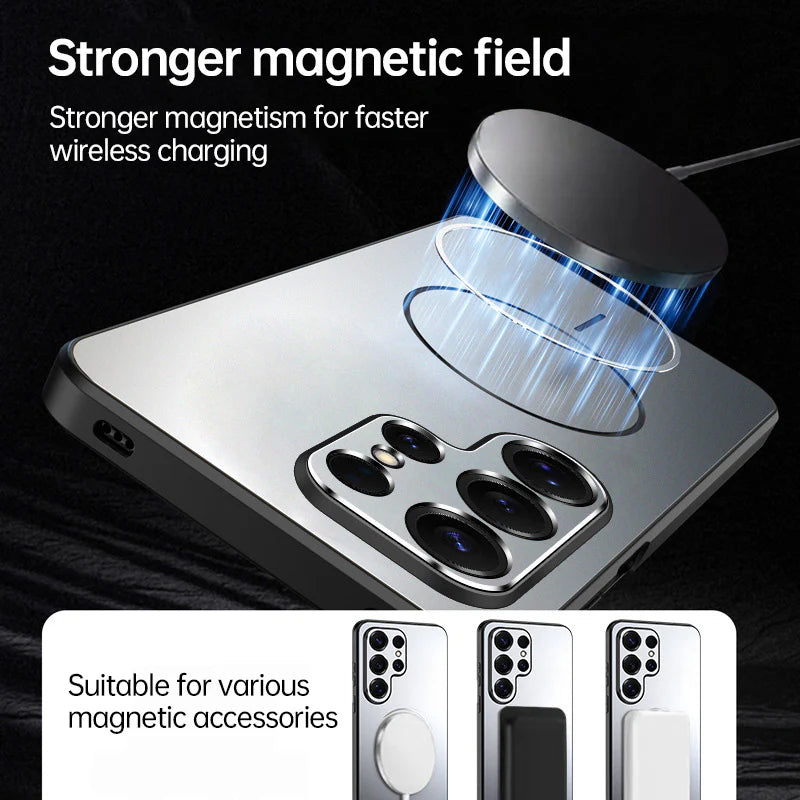 LEKCASE Magnetic Matte Samsung S26 Ultra S25 Ultra Case LEKCASE