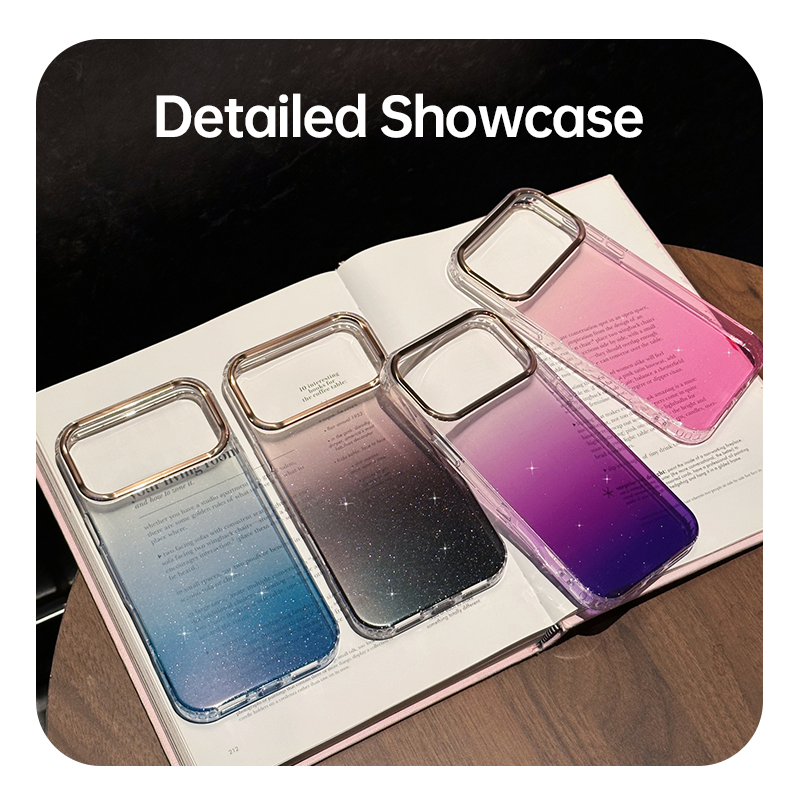 LEKCASE iPhone 17 Series Magnetic Transparent Gradient Shockproof Case LEKCASE