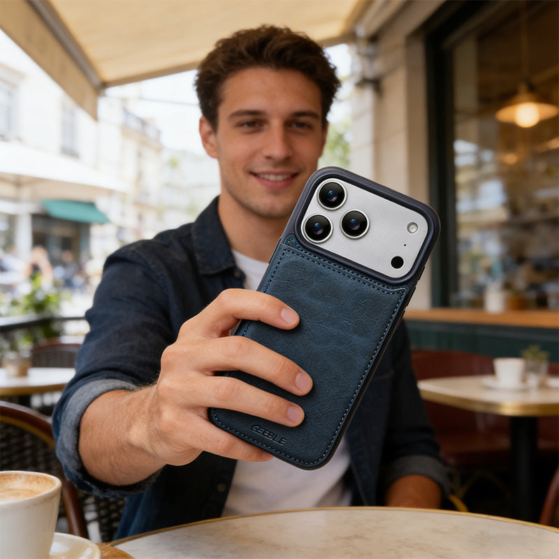 LEKCASE iPhone 17 series flip card holder phone case LEKCASE
