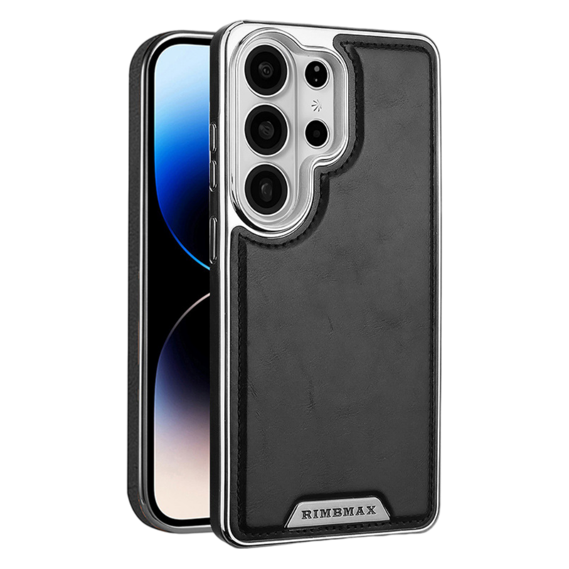 LEKCASE Business Men's Magnetic Full-Coverage Drop-Proof Leather Phone Case LEKCASE