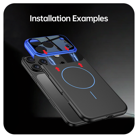 LEKCASE iPhone 17 series frosted magnetic hole anti-fall mobile phone case
