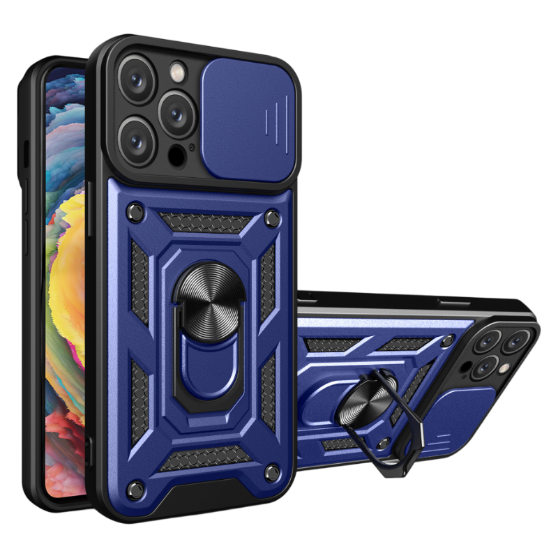 iPhone Mech Protective Sliding Window Phone Case LEKCASE