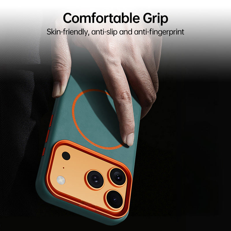 Leather Elephant Pattern Magnetic Phone Case - LEKCASE LEKCASE