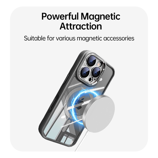 LEKCASE | Silicone Magnetic Case: Rear Magnet, Shockproof & Durable